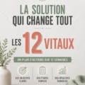 Plan de repas hebdomadaire coloré sur une table avec des légumes frais