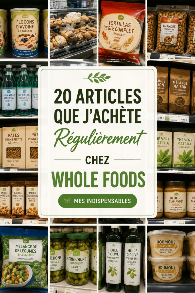 Produits bio et sains sur une table en bois