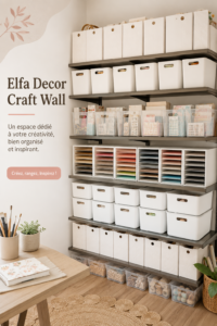 Système de rangement Elfa installé dans une maison moderne, illustrant son efficacité et son design.