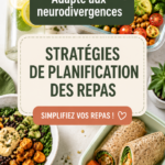 Une table de repas soigneusement dressée avec des plats adaptés pour un environnement serein.