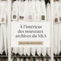 Vue de l'archive du V&A révélant des objets d'art fascinants