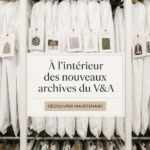 Vue de l'archive du V&A révélant des objets d'art fascinants