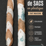 image d'un distributeur de sacs plastiques en bois décoratif dans une cuisine
