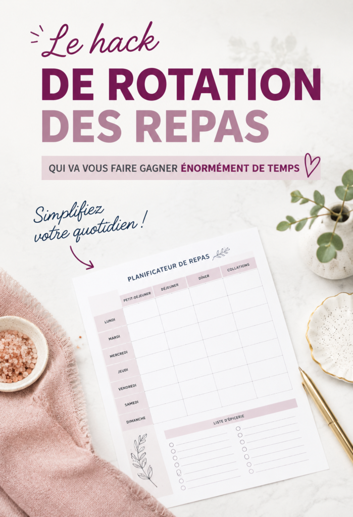 Femme souriante préparant des repas planifiés à la cuisine