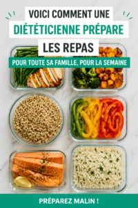 Une famille préparant des repas sains ensemble en cuisine