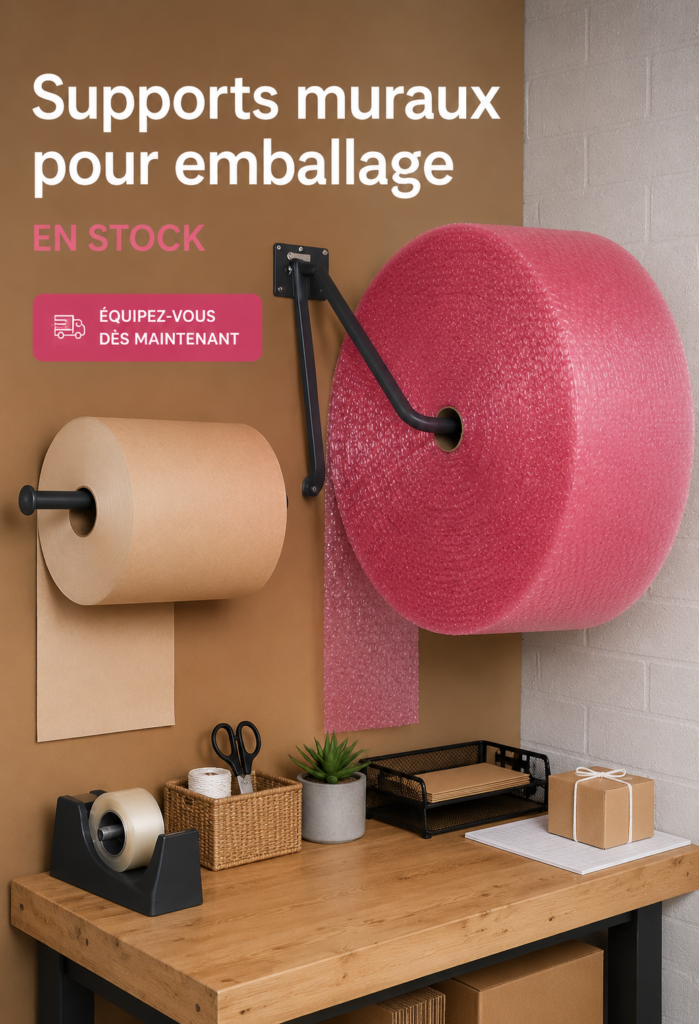 Un élégant rack mural en bois sur une décoration intérieure moderne.