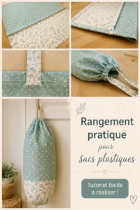 Tuto de rangement de sacs plastiques dans une cuisine bien organisée