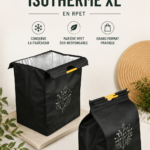 Sac de courses isotherme en RPET, design moderne et écologique
