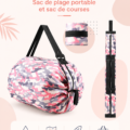 Sac de rangement pliable et imperméable pour la plage
