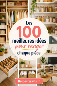 Un intérieur bien rangé avec des accessoires pratiques