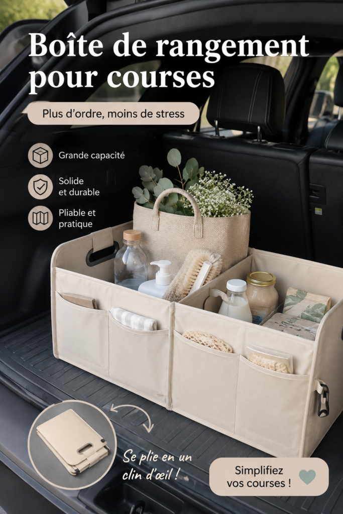 Boîtes de rangement élégantes pour épicerie sur un plan de travail de cuisine