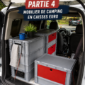 Un minicamper aménagé avec des meubles pratiques et esthétiques pour le camping