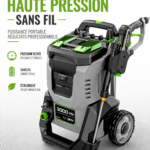 Nettoyeur haute pression sans fil EGO en extérieur, prêt à l'utilisation