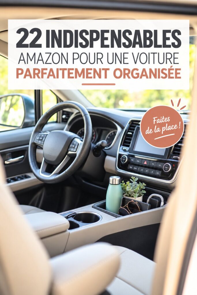 Accessoires pour une voiture bien organisée avec des solutions pratiques.