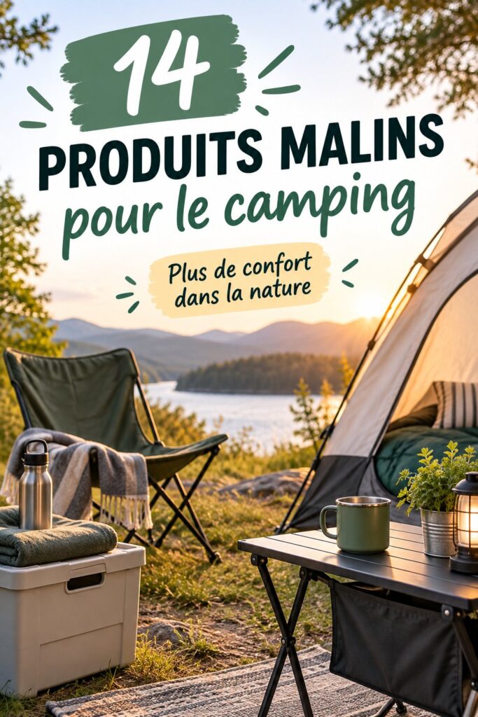 Photo d'un ensemble d'accessoires IKEA pour le camping, comprenant des rangements et des ustensiles.