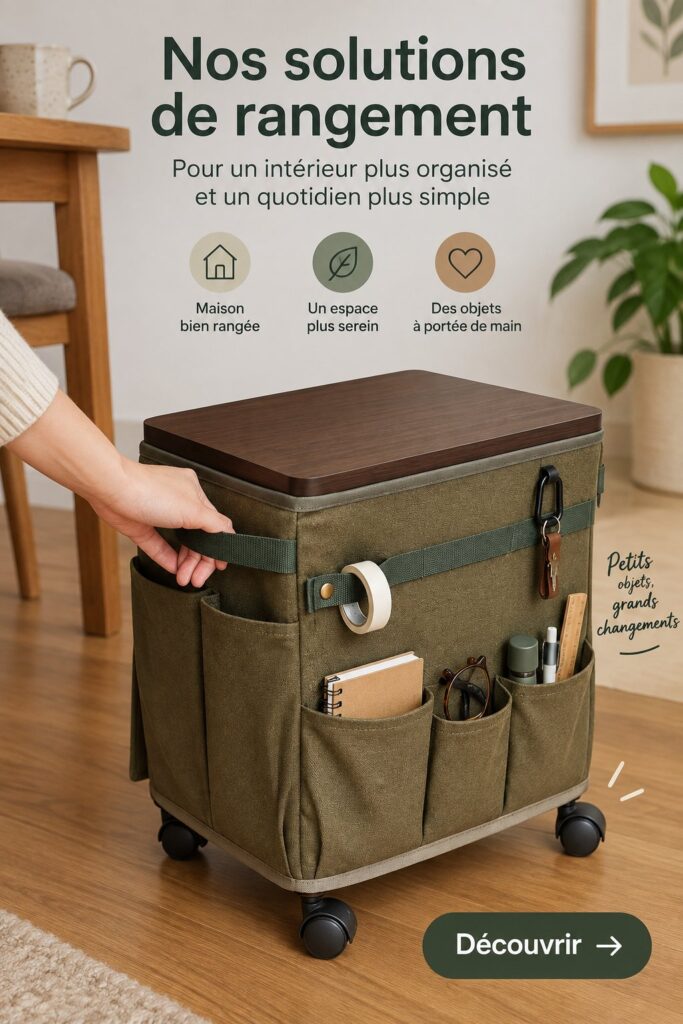 Vue d'un salon bien organisé avec des accessoires de rangement modernes