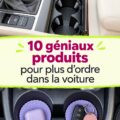 Image d'une voiture avec des accessoires de rangement bien organisés