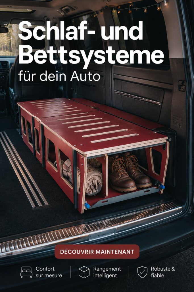 Une voiture bien aménagée et organisée pour le rangement optimal