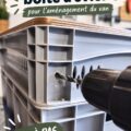 Boîte de rangement pratique dans un van aménagé