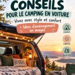 Camping confortable en voiture avec des accessoires pratiques et un agencement cosy