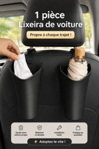 Image d'une litière de voiture propre et stylée dans un véhicule.