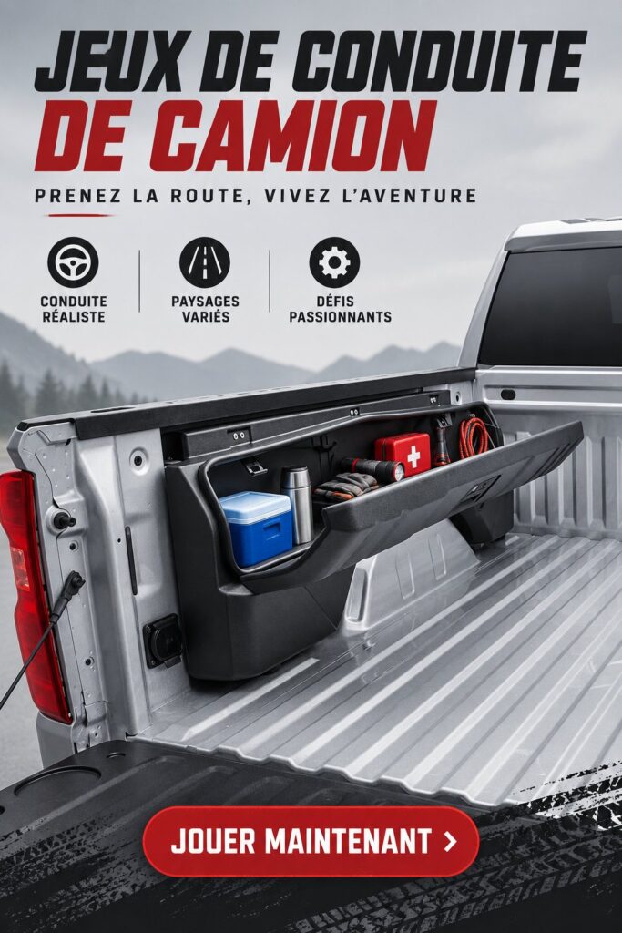 Garage bien organisé avec des étagères et des bacs de rangement.