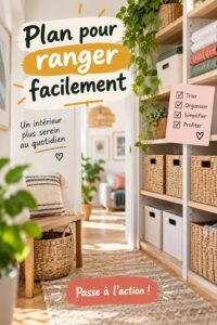 Plan de rangement simple et pratique pour un intérieur organisé