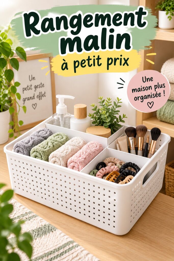 Hacks de rangement astucieux dans un intérieur bien organisé
