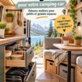 Un camping-car bien organisé avec des rangements pratiques visibles