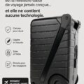 Valise pratique et élégante prête pour un voyage organisé