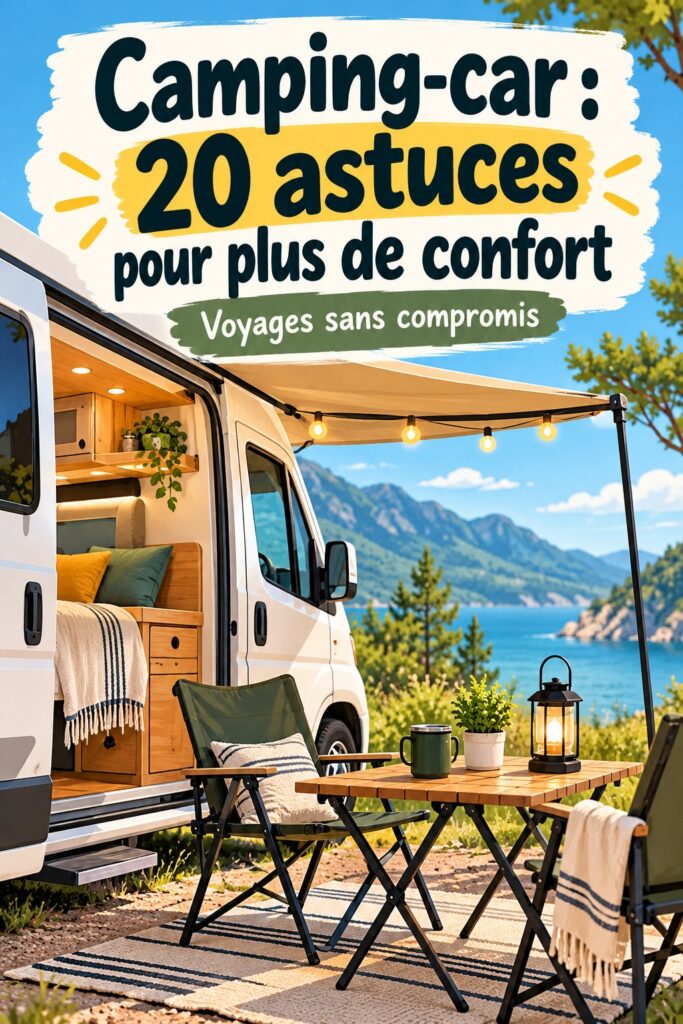 Un camping-car aménagé avec goût pour un confort optimal durant les voyages
