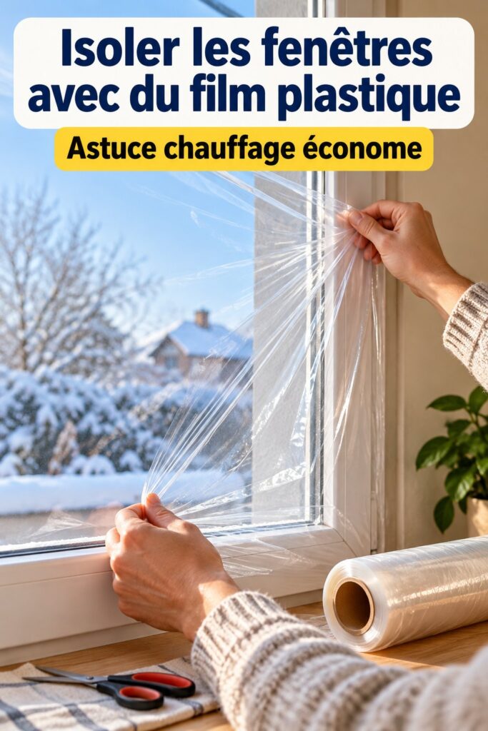Une fenêtre bien isolée, protégée contre les courants d'air en hiver.