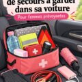 Voiture avec un coffre organisé et équipé d'accessoires pratiques.