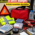 Trousse de secours pour voiture avec accessoires pratiques et utiles.